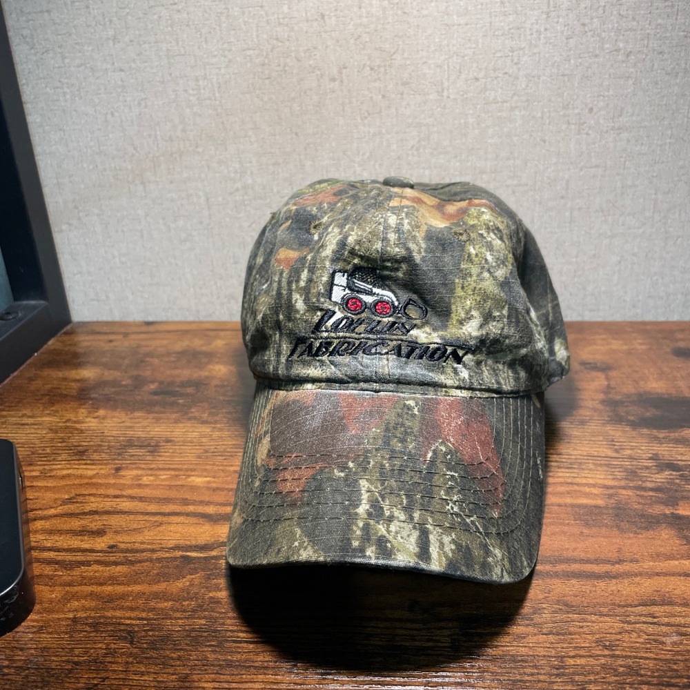 Mossy Oak Camo Loflin Fabrication  Baseball Hat Mens Adjustable Cap